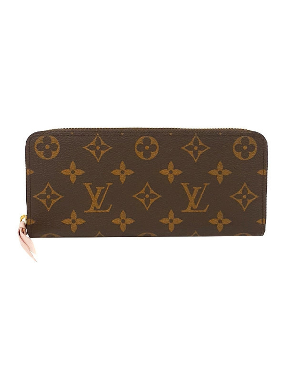 Louis Vuitton Monogram Portefeuille Clemence Round Zip Long Wallet